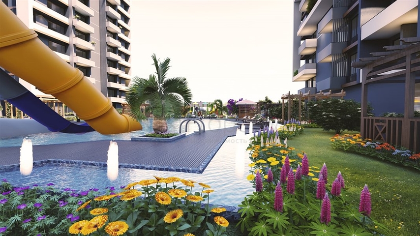 Инвестиционный проект на стадии строительства в Мерсине в 500 м от моря