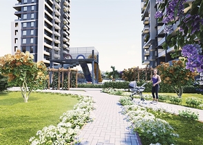 Инвестиционный проект на стадии строительства в Мерсине в 500 м от моря