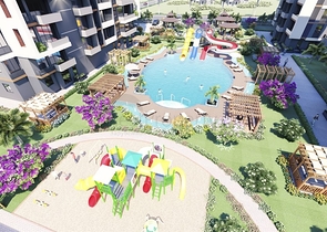 Инвестиционный проект на стадии строительства в Мерсине в 500 м от моря