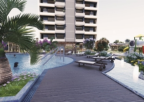 Инвестиционный проект на стадии строительства в Мерсине в 500 м от моря