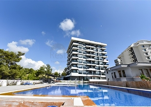 Квартира 1+1 в новом комплексе в районе Авсаллар