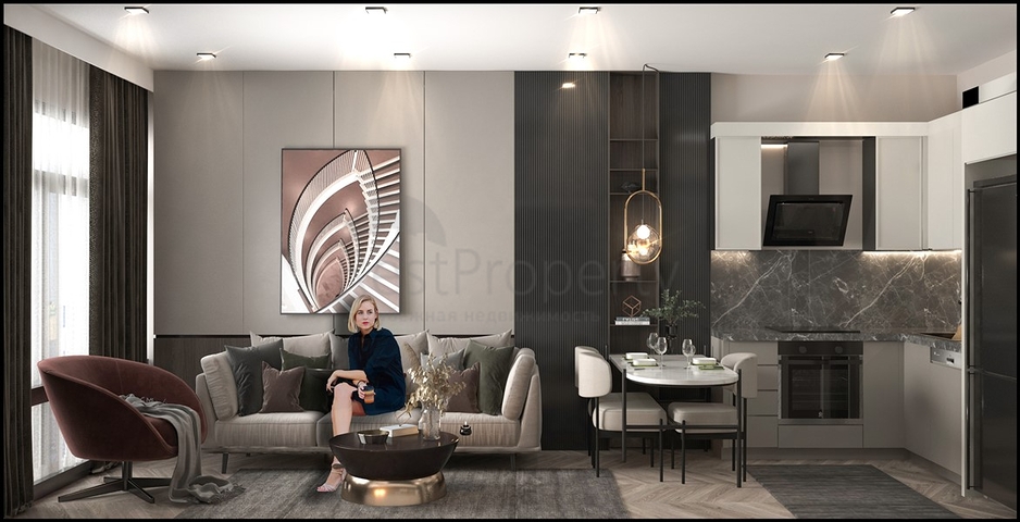 Новый инвестиционный проект с планировками 1+1 и 2+1 в районе Тедже