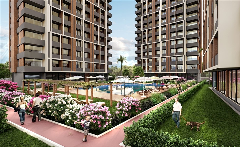 Жилой комплекс с инфраструктурой в Эрдемли