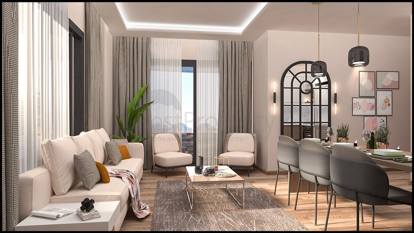 Новый проект в районе Томюк в шаговой доступности к морю