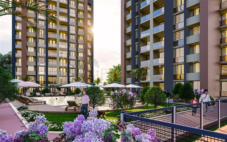 Новый проект в районе Томюк в шаговой доступности к морю