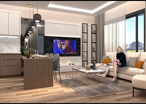 Новый проект в районе Томюк в шаговой доступности к морю