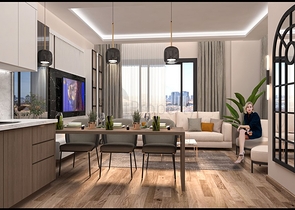 Новый проект в районе Томюк в шаговой доступности к морю