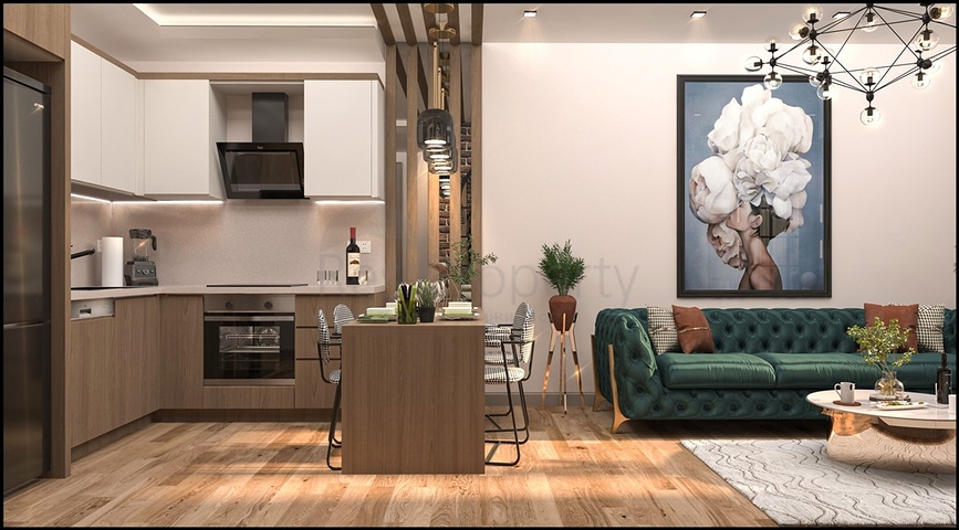 Квартира в центральном районе Мерсина с потенциалом сдачи в аренду