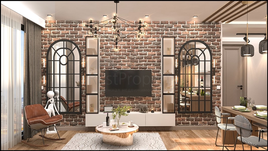 Квартира в центральном районе Мерсина с потенциалом сдачи в аренду