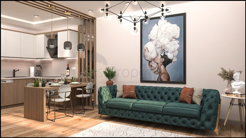 Квартира в центральном районе Мерсина с потенциалом сдачи в аренду