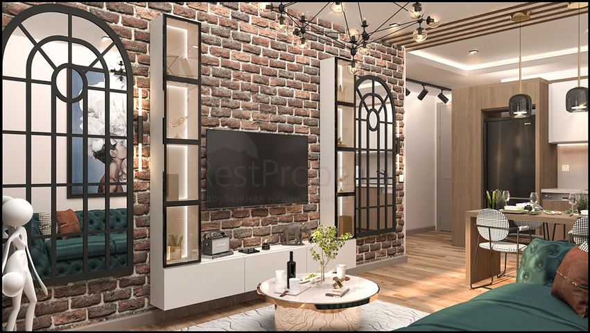 Квартира в центральном районе Мерсина с потенциалом сдачи в аренду