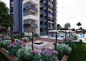 Квартира в центральном районе Мерсина с потенциалом сдачи в аренду