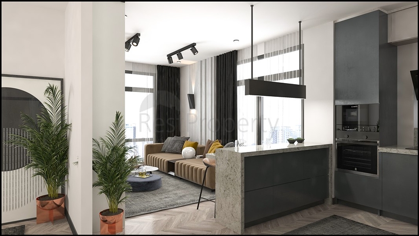 Новый перспективный проект на этапе строительства в районе Эрдемли