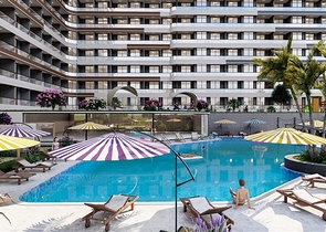 Новый перспективный проект на этапе строительства в районе Эрдемли