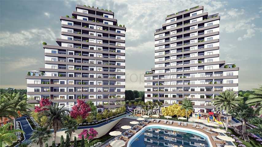 Новый комплекс отельного типа в Мерсине