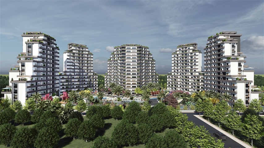 Новый комплекс отельного типа в Мерсине