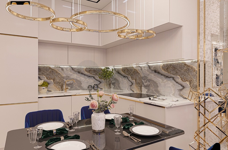 Квартира 2+1 в одном из лучших комплексов в центре Алании