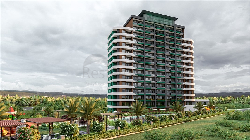 Инвестиционный проект в районе Мезитли в Тедже в 850 м от моря