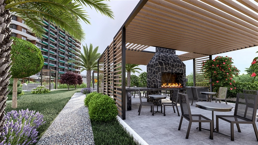 Инвестиционный проект в районе Мезитли в Тедже в 850 м от моря