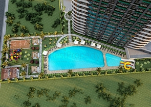 Инвестиционный проект в районе Мезитли в Тедже в 850 м от моря