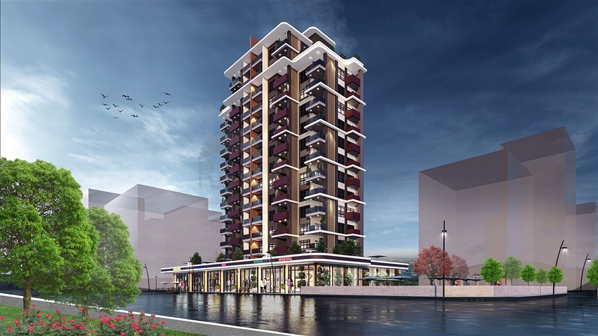 Комплекс на стадии строительства в Мерсине