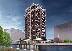 Комплекс на стадии строительства в Мерсине