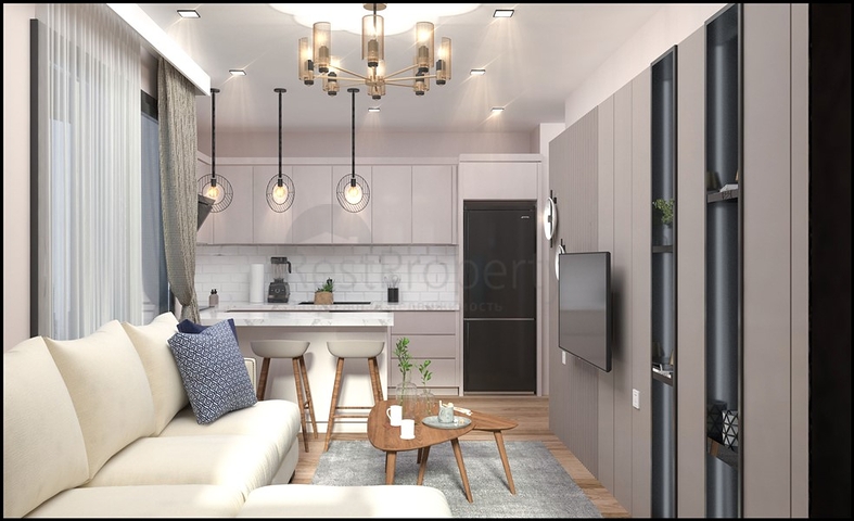 Комплекс на стадии строительства в районе Эрдемли Мерсин