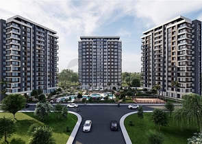 Комплекс на стадии строительства в районе Эрдемли Мерсин