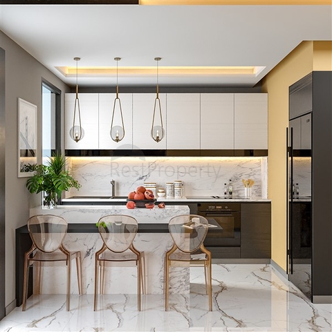 Инвестиционный проект в районе Эрдемли в 200 м от моря