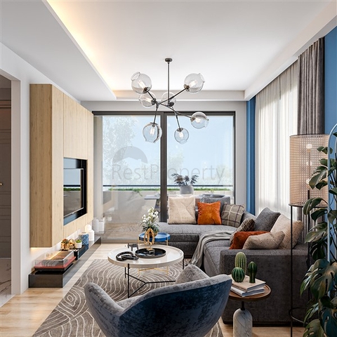 Инвестиционный проект в районе Эрдемли в 200 м от моря