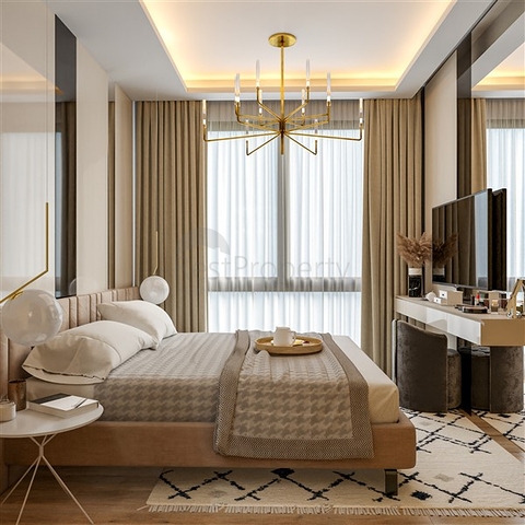 Инвестиционный проект в районе Эрдемли в 200 м от моря