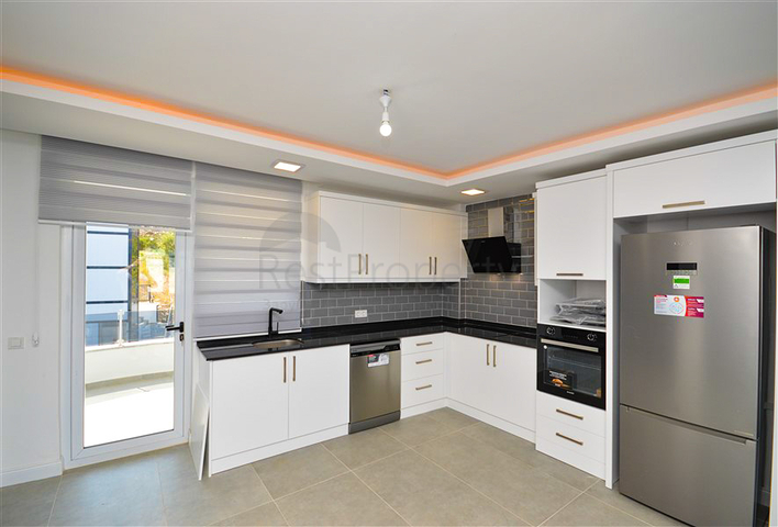 Вилла планировкой 3+1 в живописном районе Каргыджак