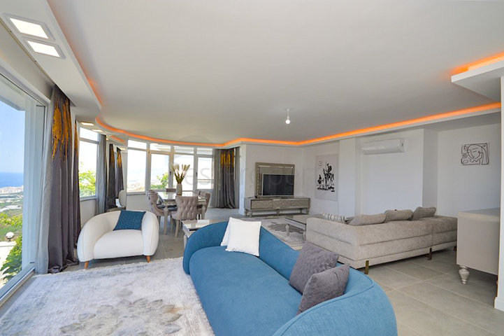 Вилла планировкой 3+1 в живописном районе Каргыджак