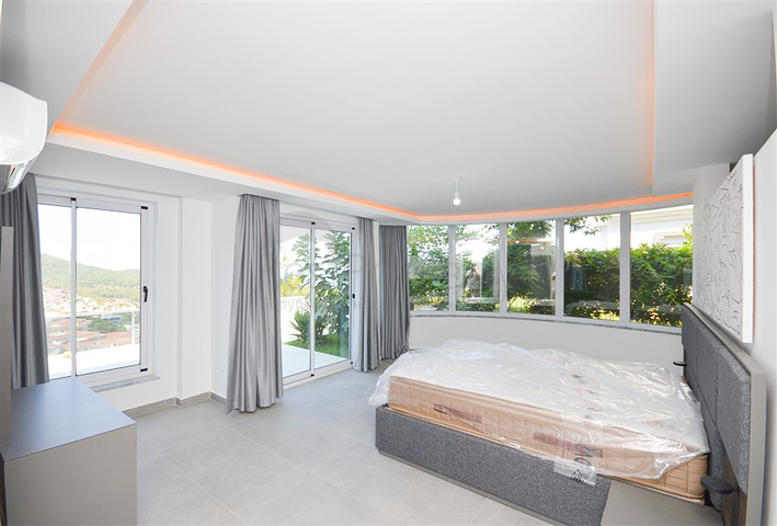 Вилла планировкой 3+1 в живописном районе Каргыджак