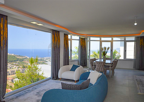 Вилла планировкой 3+1 в живописном районе Каргыджак