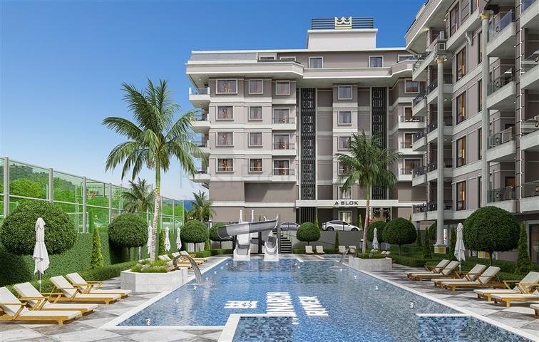 Новый проект жилого комплекса в 300 м от моря в районе Каргыджак