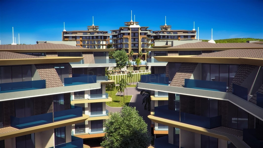 Новый строящийся премиальный комплекс в районе Кестель