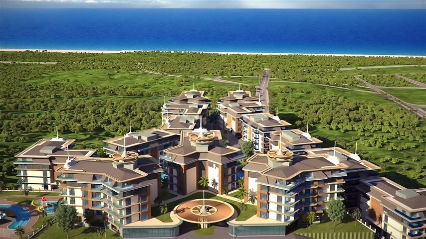 Новый строящийся премиальный комплекс в районе Кестель