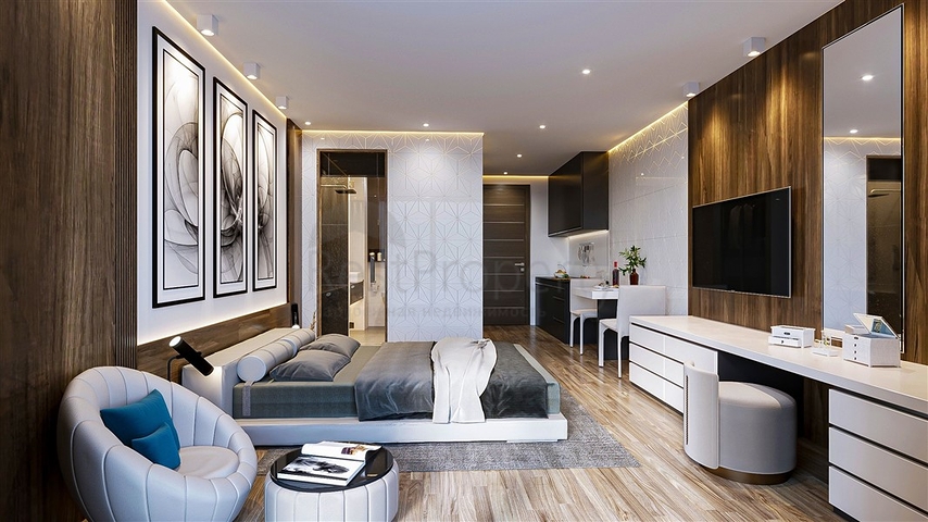 Кондоминиум с гарантированной арендой на берегу пляжа Раваи