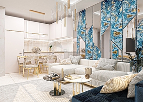 Двухкомнатные апартаменты в комплексе с отельной инфраструктурой