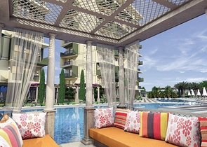 Двухкомнатные апартаменты в комплексе с отельной инфраструктурой