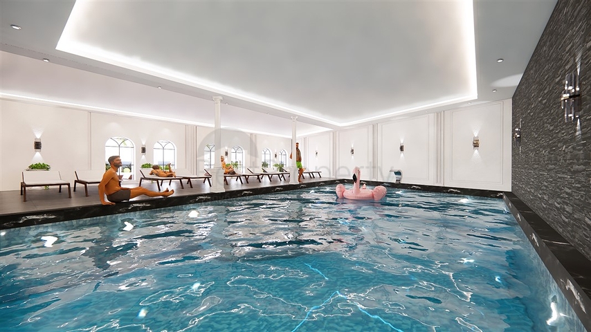 Апартаменты 1+1 в проекте на завершающей стадии строительства в районе Авсаллар