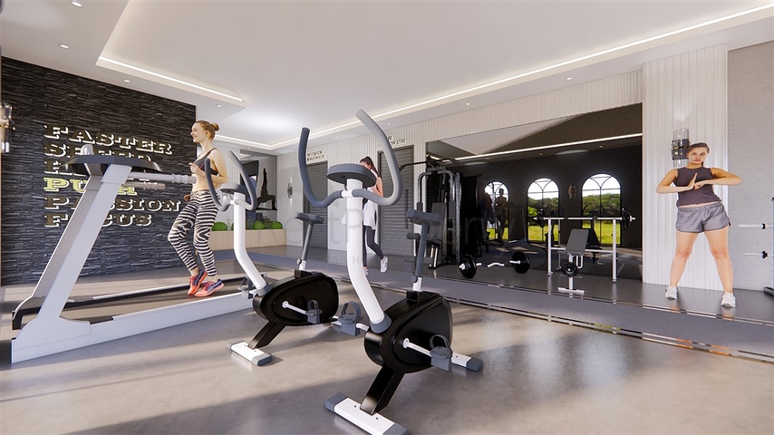 Апартаменты 1+1 в проекте на завершающей стадии строительства в районе Авсаллар