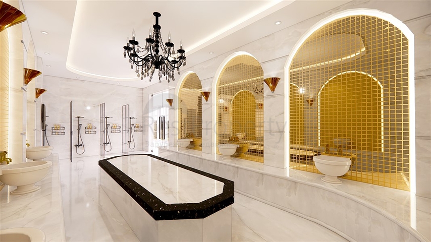 Апартаменты 1+1 в проекте на завершающей стадии строительства в районе Авсаллар