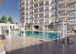 Апартаменты 1+1 в проекте на завершающей стадии строительства в районе Авсаллар