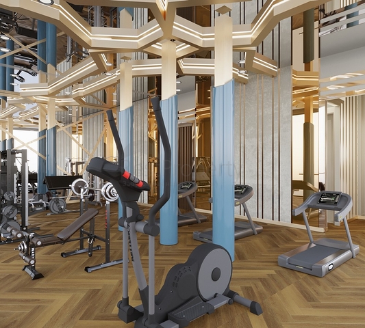 Квартира 1+1 на стадии строительства в районе Махмутлар