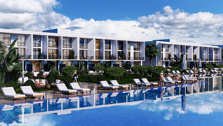 Новый проект в 400м от моря в районе Искеле