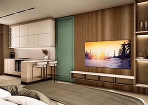 Апартаменты у самого моря в районе Искеле