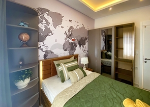 Линейная квартира 3+1 в популярном районе Махмутлар