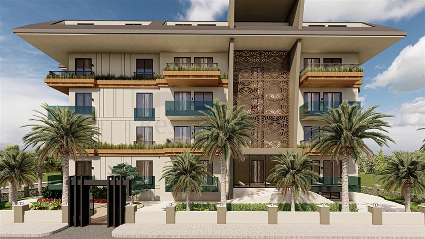 Новый проект на этапе строительства в 800 м от моря в районе Оба